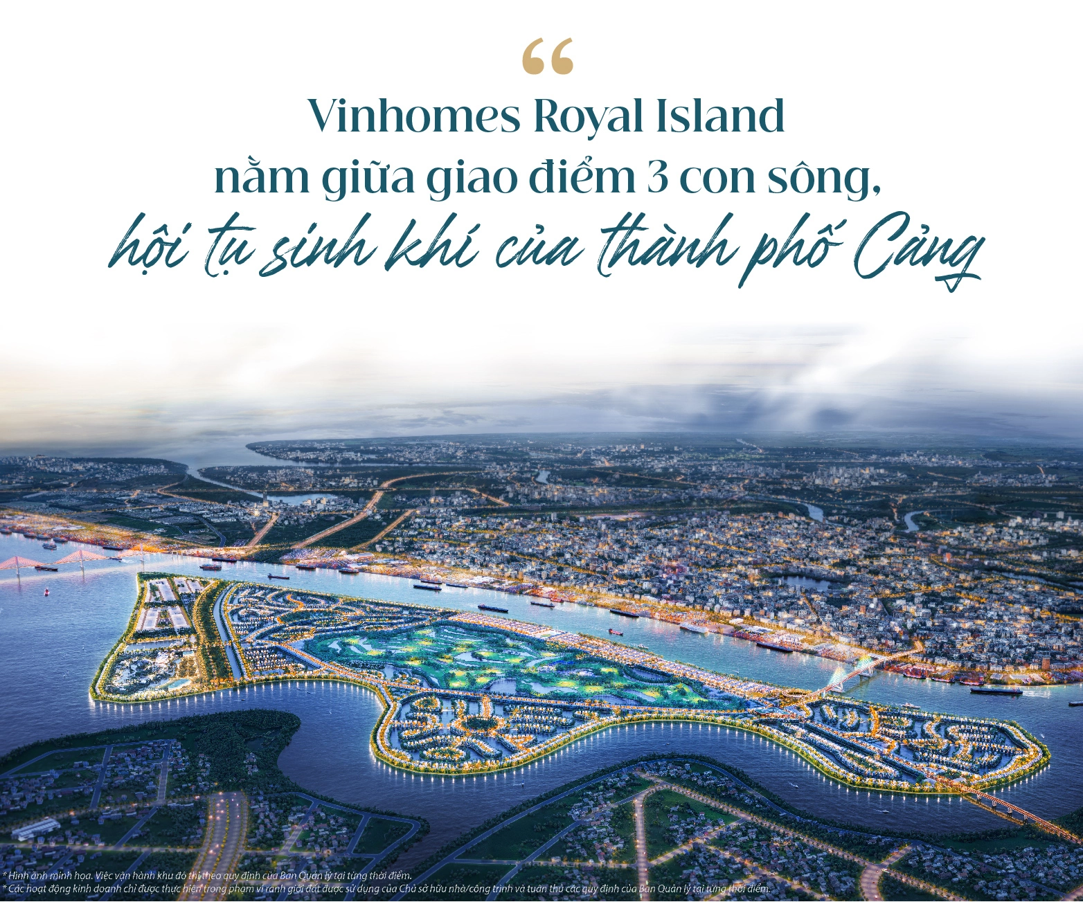 Vị trí độc tôn “ngàn năm có một” của Vinhomes Royal Island Vũ Yên